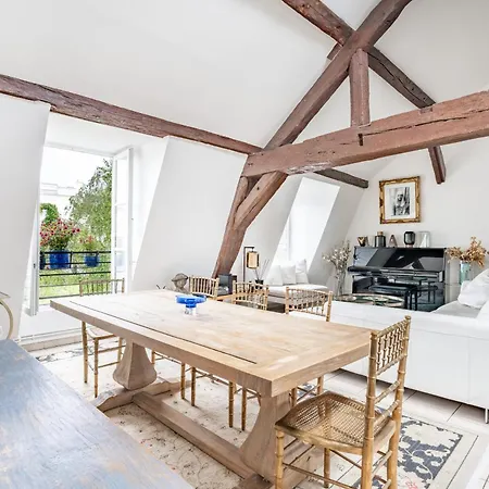 Saint-germain 110 M2 Parisien, Poutres Piano Paříž